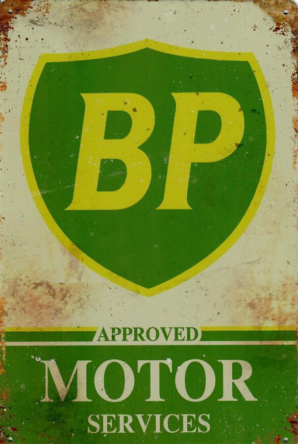 BP Motor Services - Old-Signs.co.uk